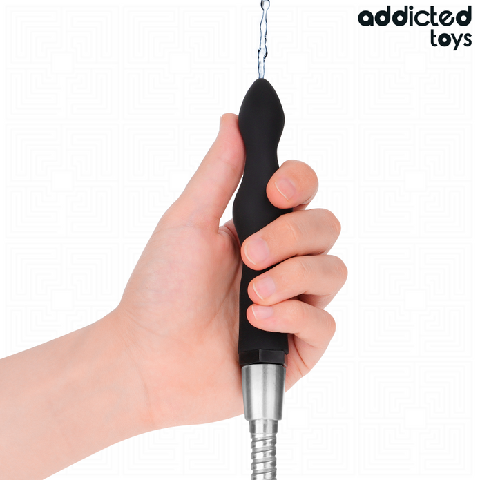 ADDICTED TOYS - Anaalipuhdistaja universaalilla adapterilla, malli 3