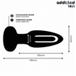 ADDICTED TOYS - ANAL PLUG WITH VIBRATING TONGUE AND REMOTE CONTROL