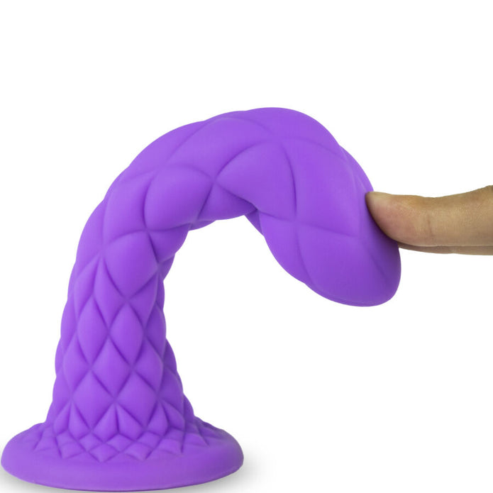 SILEXD - DREAMY DILDO FANTASY LIQUID SILICONE THERMOREACTIVE VIOLET 18.5 CM