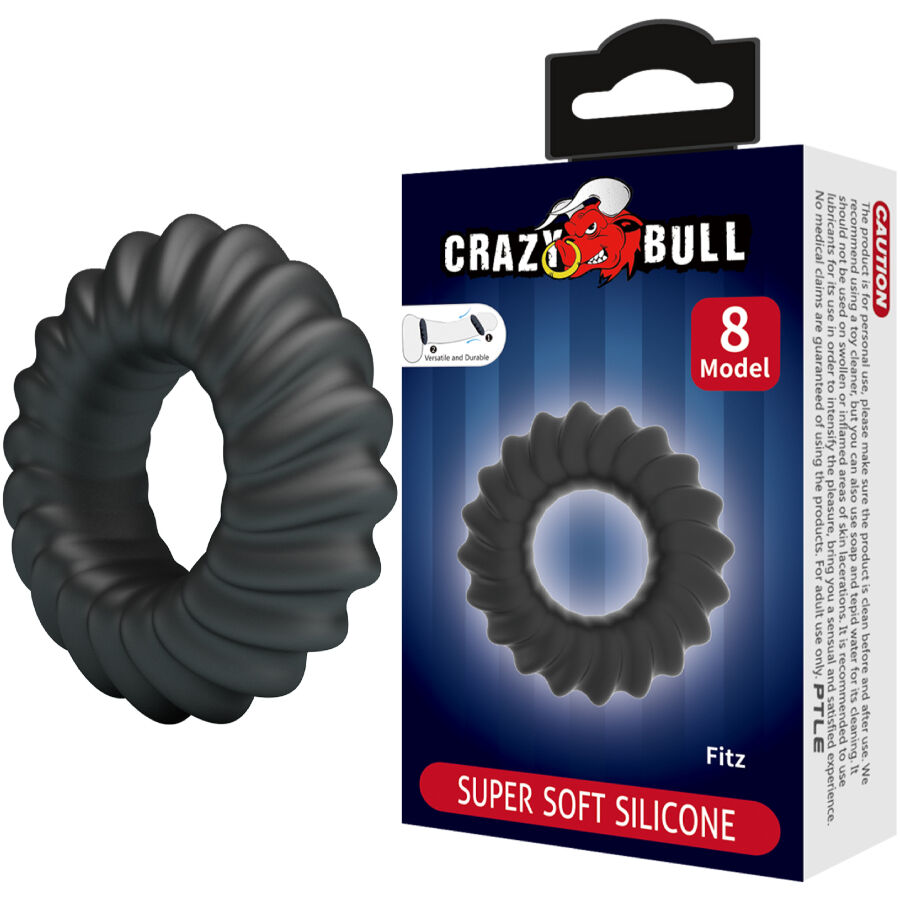 CRAZY BULL - Fitz silikoninen penisrengas malli 8