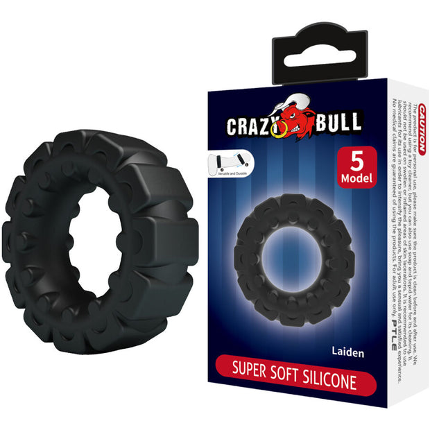 CRAZY BULL - Silikoninen penisrengas malli 5