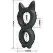 CRAZY BULL - TORAN DOUBLE SILICONE RING MODEL 20
