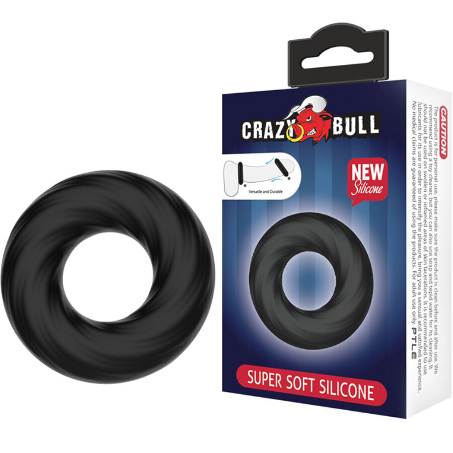 CRAZY BULL - Spiral - Silikoninen penisrengas