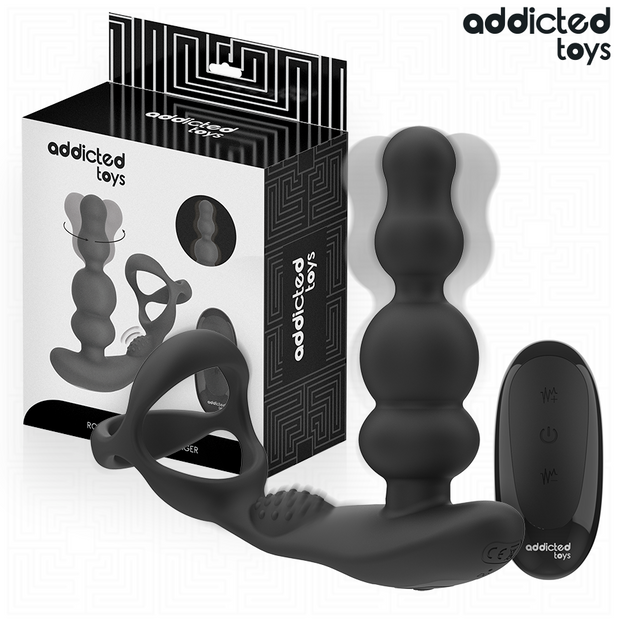 ADDICTED TOYS - Pyörivä eturauhashieroja etäohjauksella