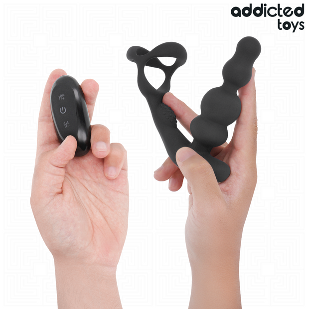 ADDICTED TOYS - Pyörivä eturauhashieroja etäohjauksella