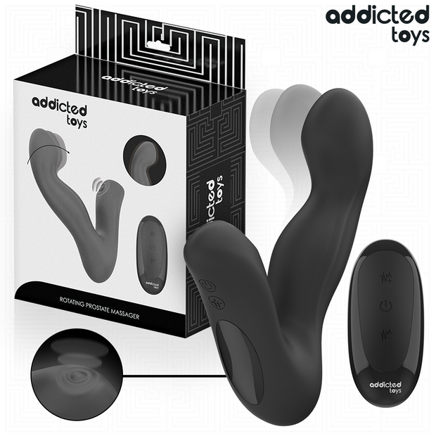 ADDICTED TOYS - Värisevä ja pulsoiva eturauhassytytin kaukosäätimellä
