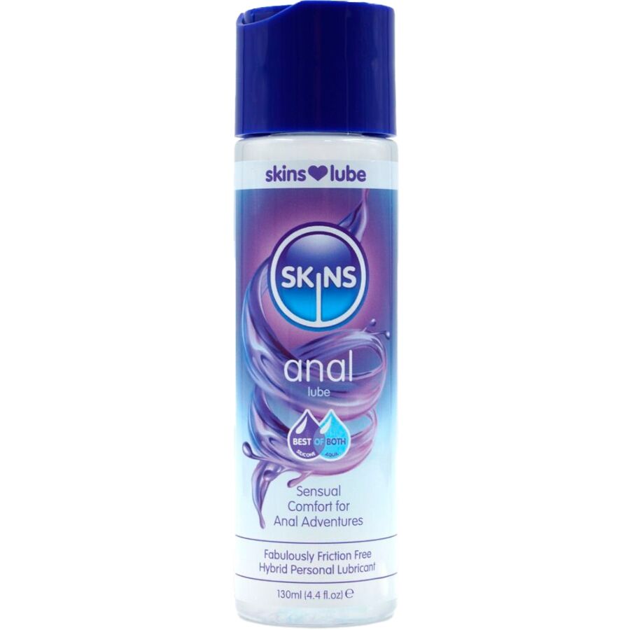 SKINS - ANALT HYBRIDVATTEN & SILIKONBASERAT GLIDMEDEL 130 ML