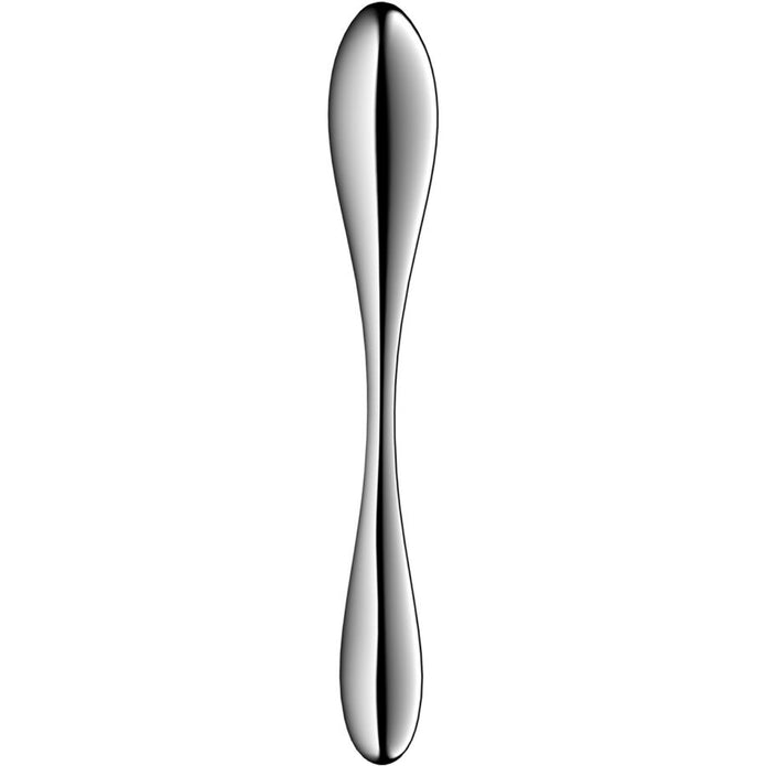 SATISFYER - STAR FORCE 3 STAINLESS STEEL DOUBLE-ENDED DILDO