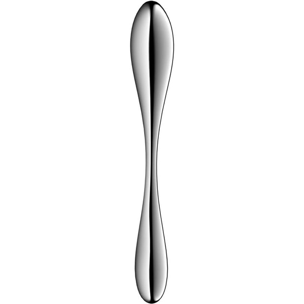 SATISFYER - STAR FORCE 3 STAINLESS STEEL DOUBLE-ENDED DILDO