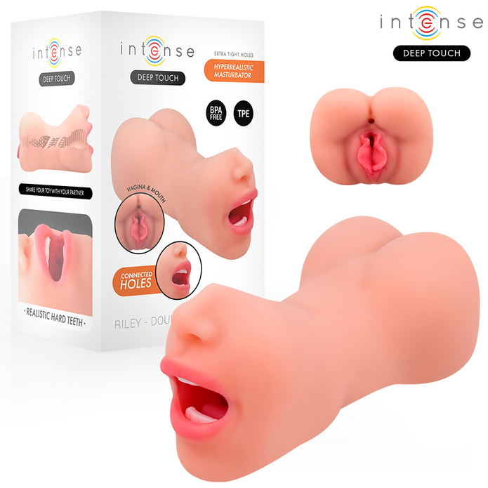 INTENSE DEEP TOUCH - Riley .masturbaattori – suu ja vagina