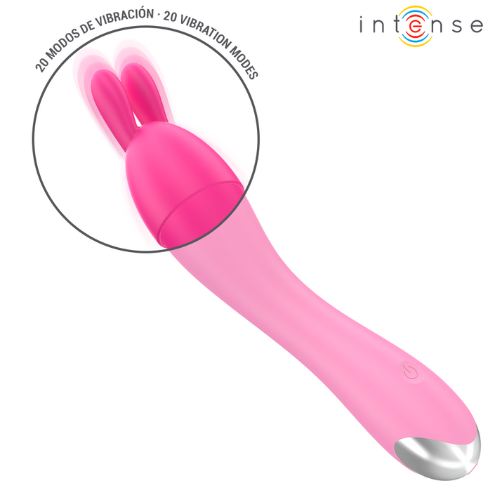 INTENSE - KÄR VIBRATOR MED 20 MÖNSTER OCH UTBYTBARA HUVUDEN