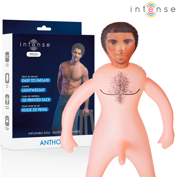 INTENSE DOLLS - Ilmatäytteinen nukke suurella 3D-peniksellä