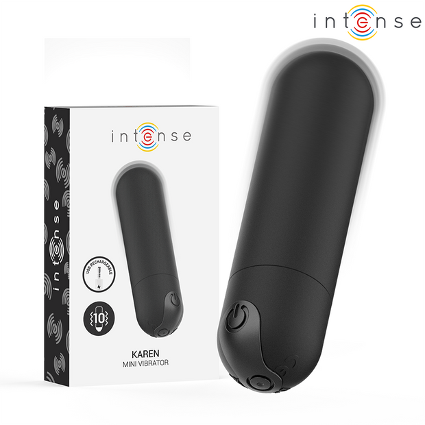 INTENSE - Mini ladattava musta värinäkuula