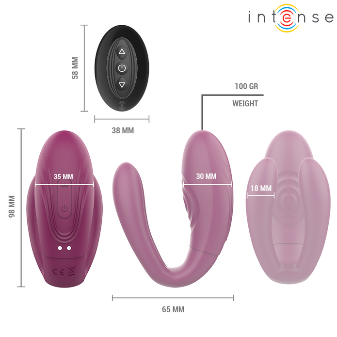 INTENSE - SANDRA TAPPING AND VIBRATION CLAMP STIMULATOR REMOTE CONTROL