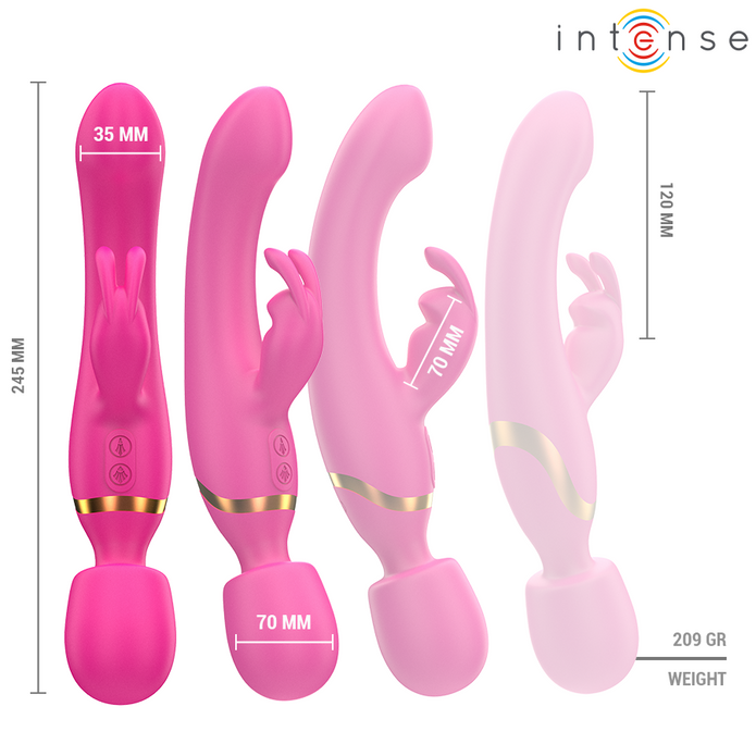 INTENSE - Kaksoisvibraattori Rabbit & Wand