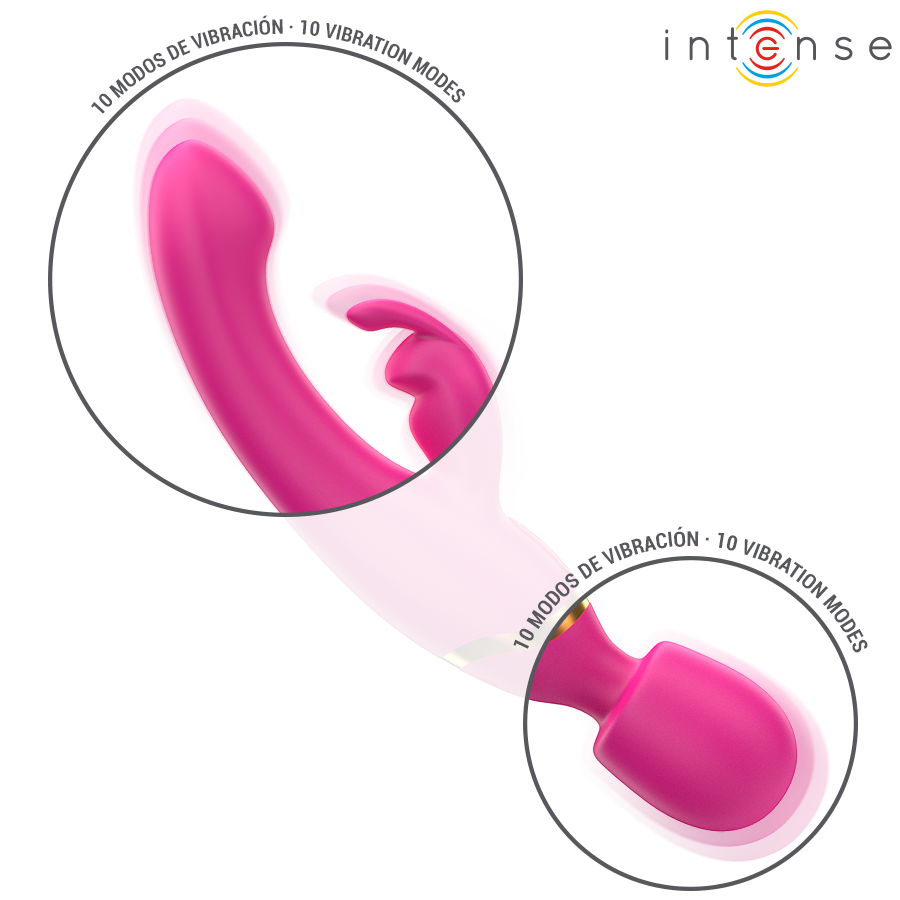 INTENSE - Kaksoisvibraattori Rabbit & Wand