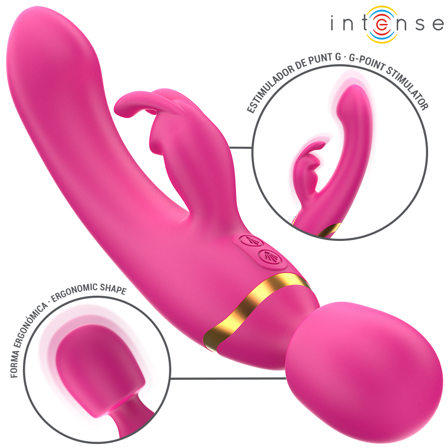 INTENSE - Kaksoisvibraattori Rabbit & Wand
