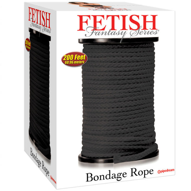 FETISH FANTASY SERIES - SERIE BONDAGEREP SVART 60,96 METER