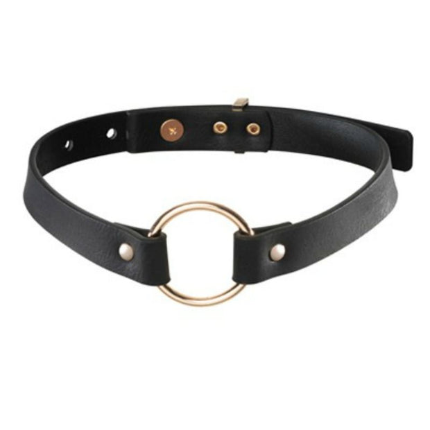 BIJOUX INDISCRETS MAZE - Musta choker-kaulapanta