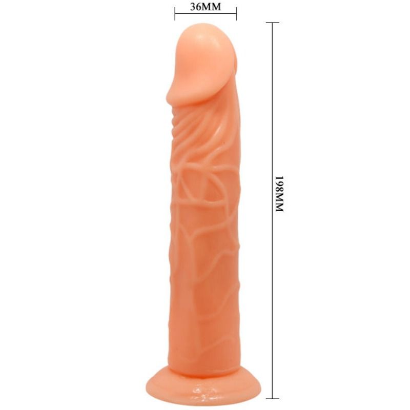 BAILE - REALISTISK DILDO 19.8 CM NATURLIG FÄRG