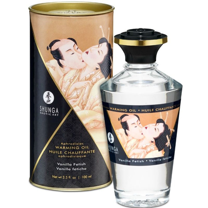 SHUNGA - FETISH VANILLA SMAK VÄRMANDE MASSAGEOLJA 100 ML