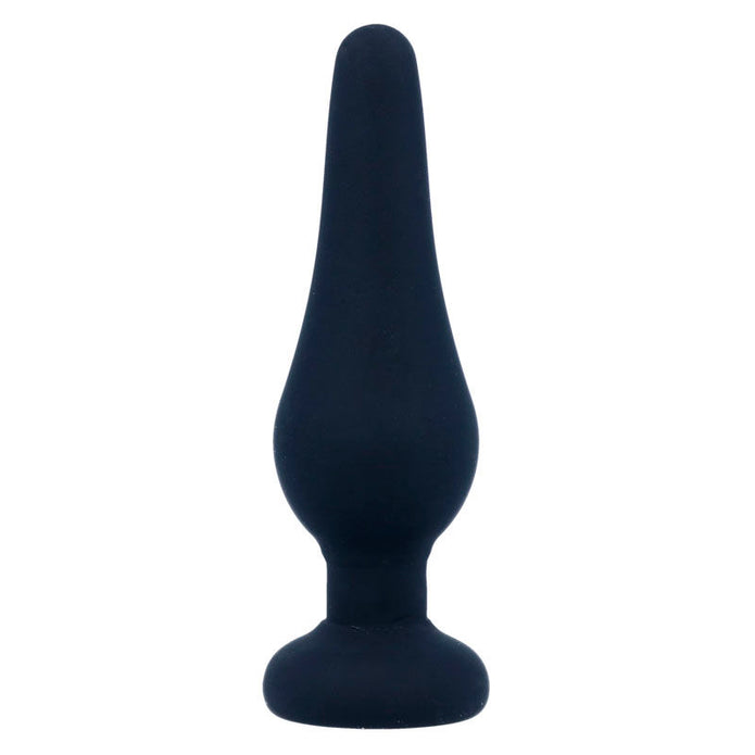 INTENSE - ANALPLUGG PIPO S SVART SILIKON 9,8 CM