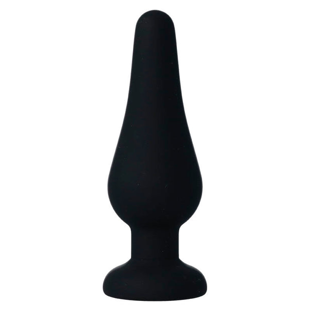 INTENSE - ANALPLUGG PIPO M SVART SILIKON 11 CM