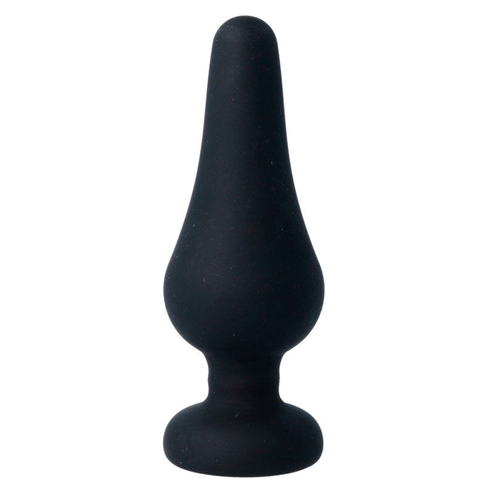 INTENSE - ANALPLUGG PIPO L SVART SILIKON 13 CM