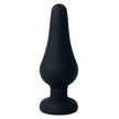 INTENSE - ANALPLUGG PIPO L SVART SILIKON 13 CM