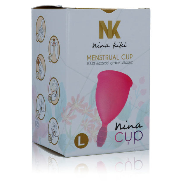 NINA KIKÍ - MENSTRUELL KOPP ROSA - STORLEK L