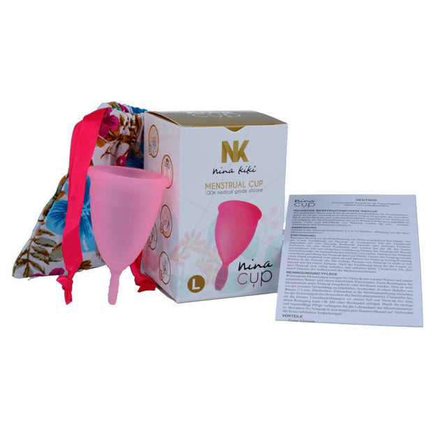 NINA KIKÍ - MENSTRUELL KOPP ROSA - STORLEK L