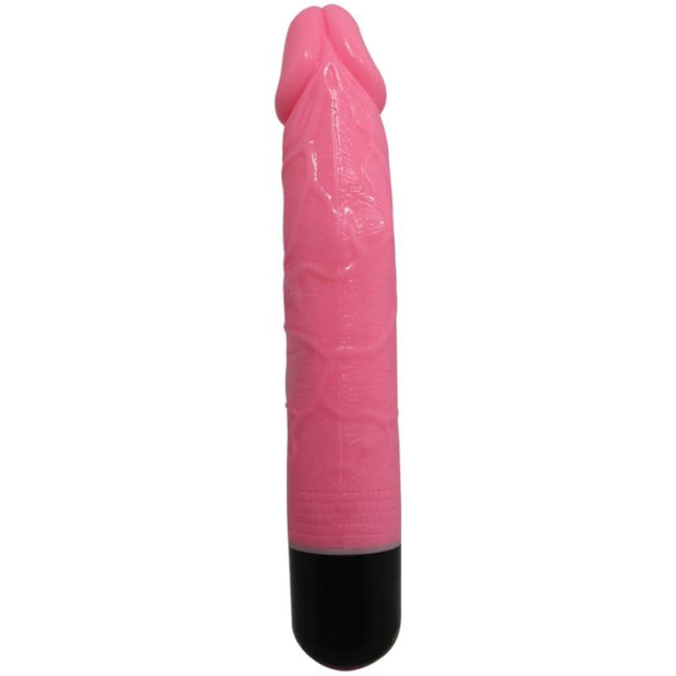 BAILE - FÄRGGLAD SEXREALISTISK VIBRATOR ROSA 23 CM