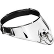 METAL HÅRD - HALSBAND MED RING OCH HÄNGLÅS 12,5 CM
