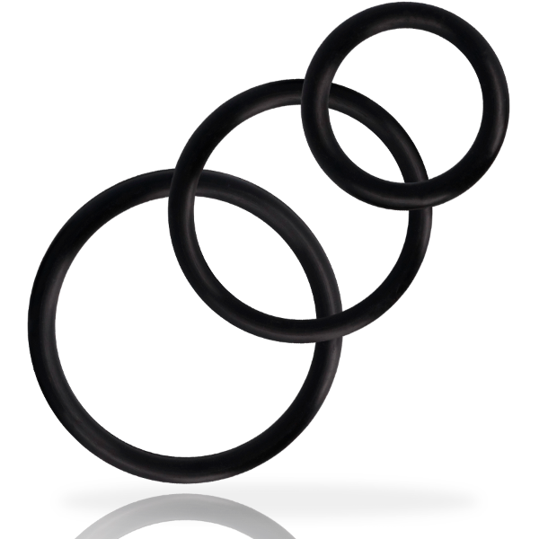 ADDICTED TOYS - PENISRINGSSET SVART