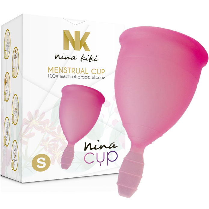 NINA KIKÍ - MENSTRUATIONSKOPP ROSA - STORLEK S
