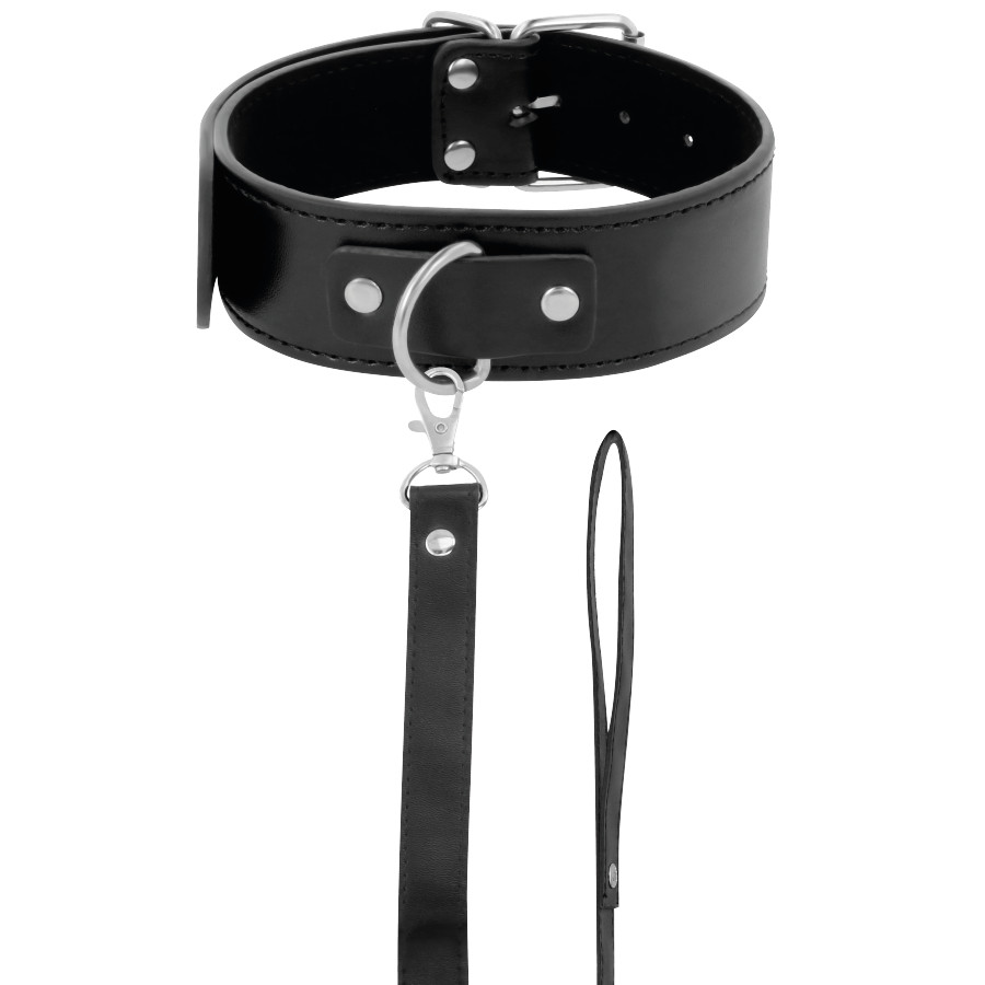 DARKNESS - HALSBAND MED LÄDERKEDJA FÖR BÄTTRE HÅLLNING