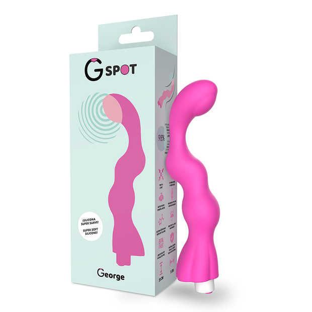 G-SPOT - GEORGE G-SPOT-VIBRATOR GUM ROSA