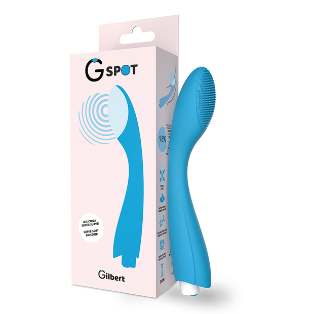 G-SPOT - GYLBERT TURKOSBLÅ G-PUNKTSVIBRATOR