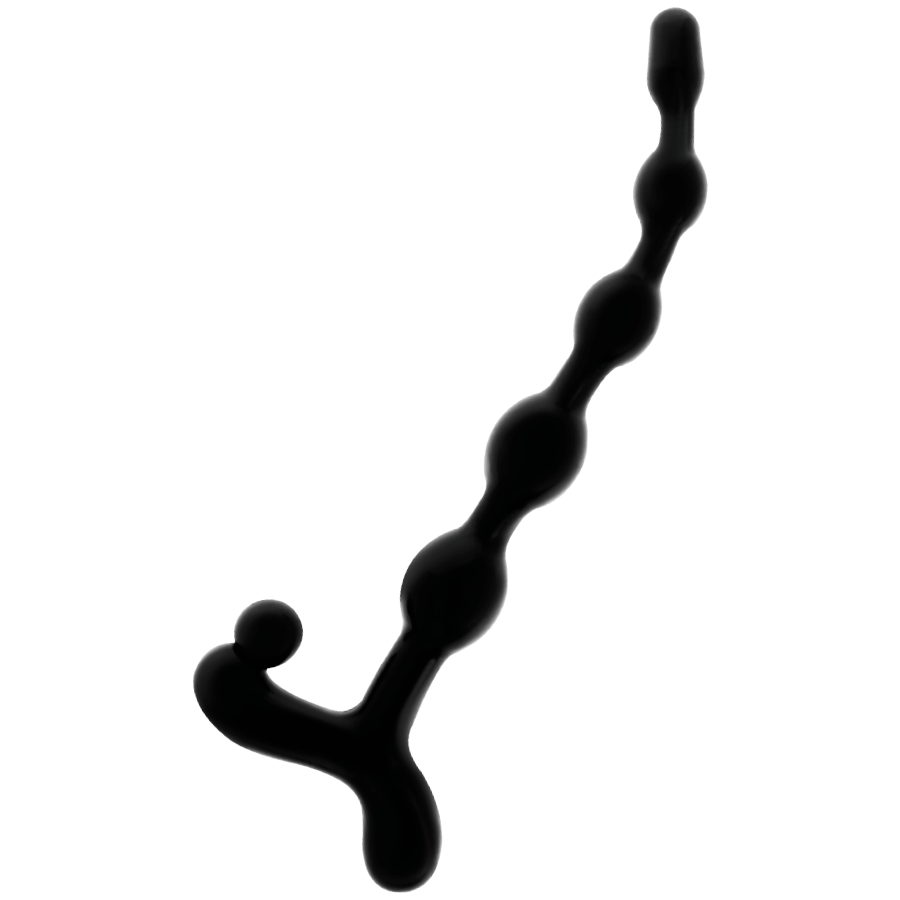 ADDICTED TOYS - Anaalinappiketju 22 cm musta