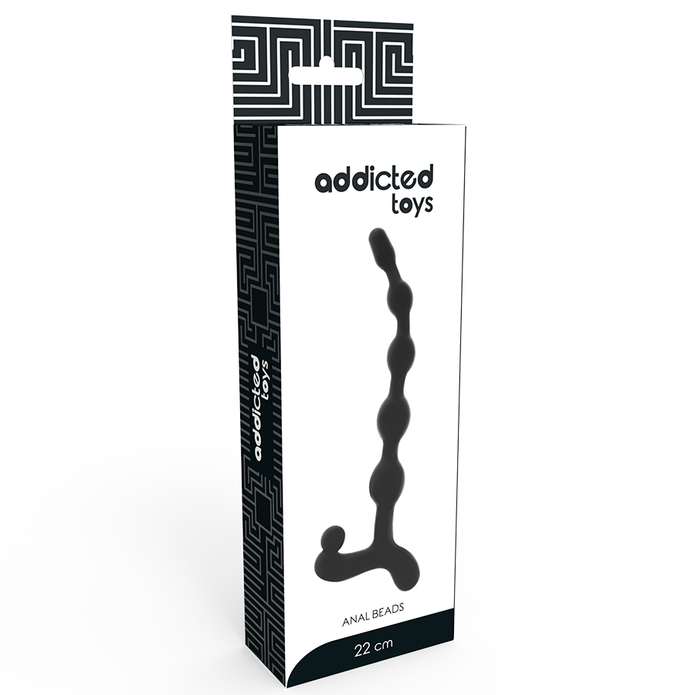 ADDICTED TOYS - Anaalinappiketju 22 cm musta