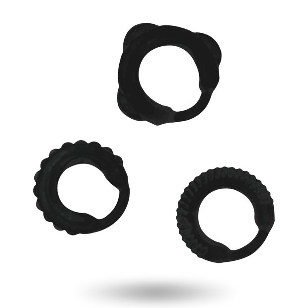 ADDICTED TOYS - COCKRINGSET SVART
