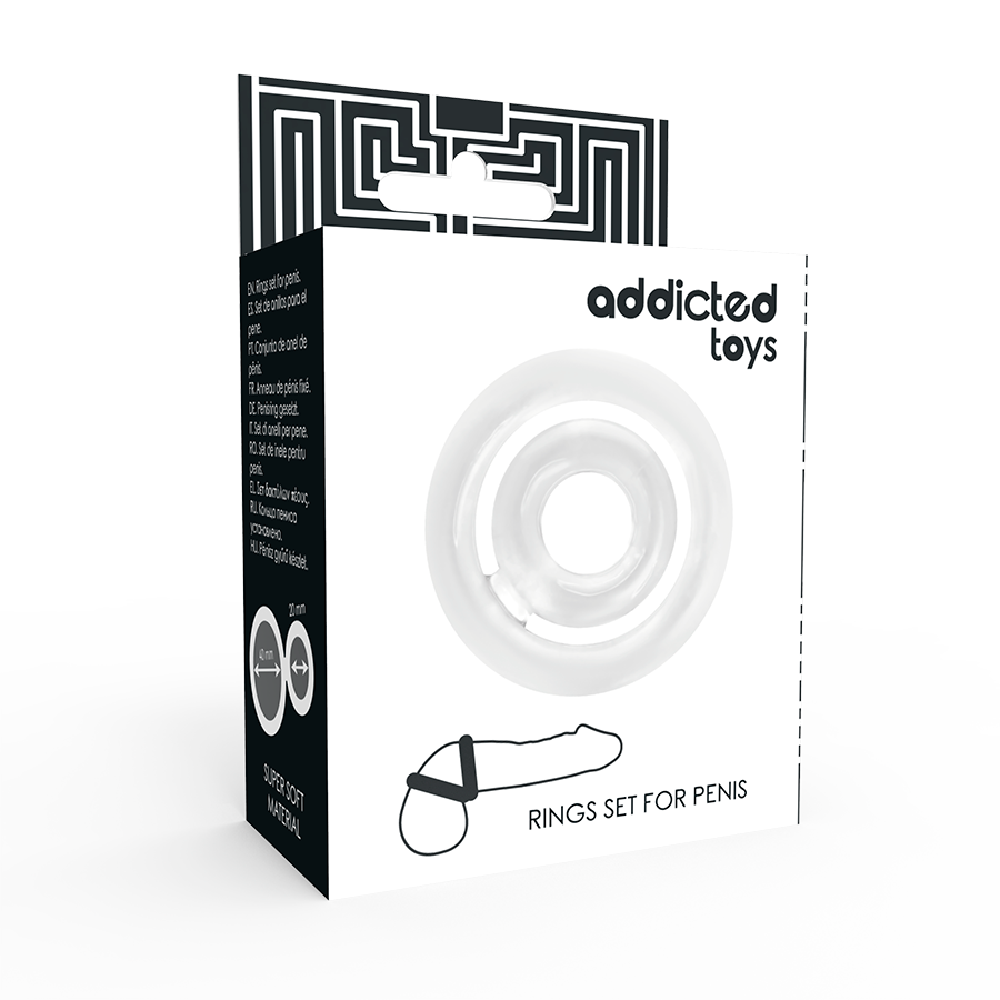 ADDICTED TOYS - POTENZ - C-RING PENIS KLAR
