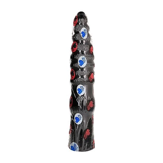 ALL BLACK - 33 cm anaalidildo