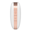 SATISFYER - LOVE TRIANGLE AIR PULSE STIMULATOR & VIBRATOR WHITE