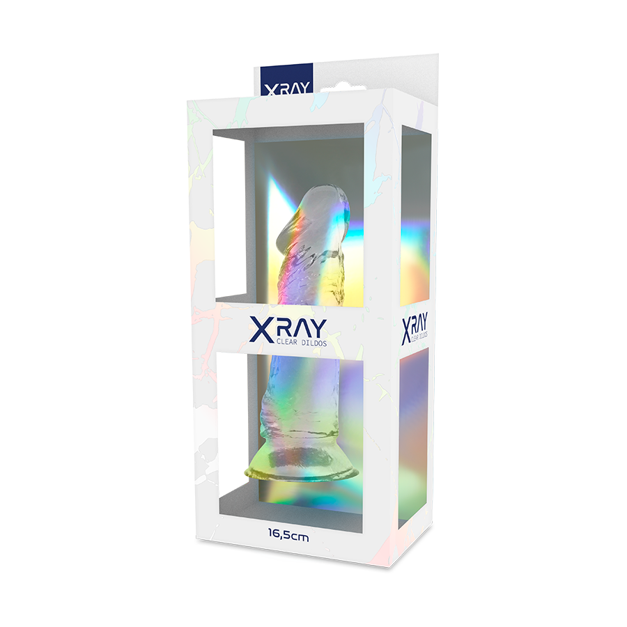 XRAY- Kirkas Dildo, 16,5 cm x 4 cm