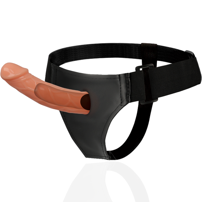 HARNESS ATTRACTION - Blake 15,5 cm x 4 cm ontto penisvaljaat luonnonvärinä