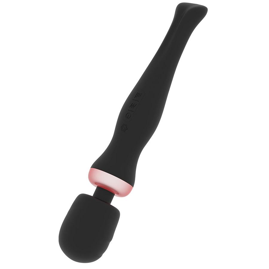 RITHUAL - Tehokas ladattava Akasha Wand 2.0 hieromasauva, musta