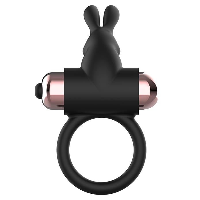 COQUETTE CHIC DESIRE - KUKRING MED VIBRATOR SVART/GULD