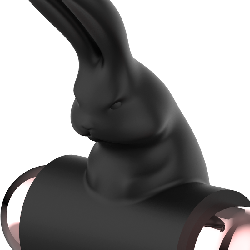 COQUETTE CHIC DESIRE - KUKRING MED VIBRATOR SVART/GULD