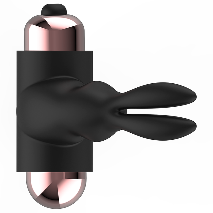 COQUETTE CHIC DESIRE - KUKRING MED VIBRATOR SVART/GULD